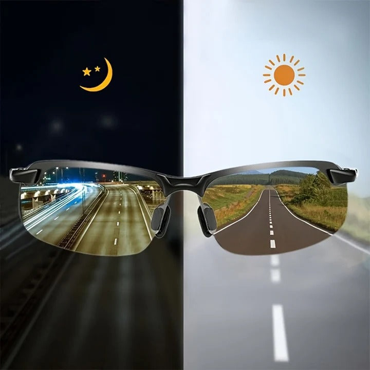 Polarized Photochromic Sunglasses with Auto Light Adjustment