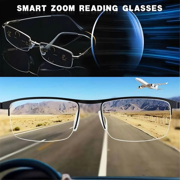 Progressive Multifocal Reading Glasses – Blue Light & UV Protection