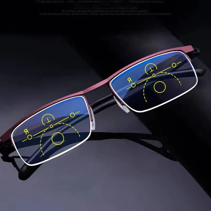 Progressive Multifocal Reading Glasses – Blue Light & UV Protection