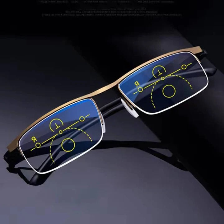 Progressive Multifocal Reading Glasses – Blue Light & UV Protection