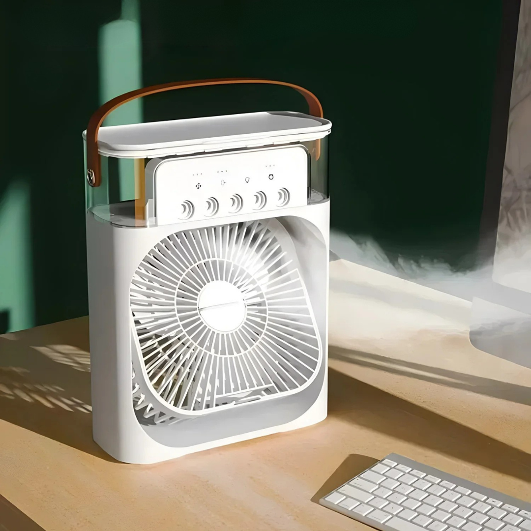 Portable Air Cooler Fan with LED Night Light