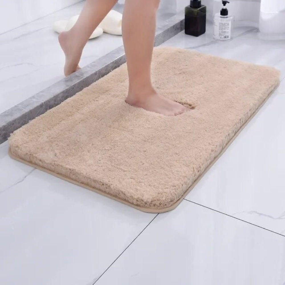 Fur & Plush Bath Rug - Ultra-Soft Absorbent Mat