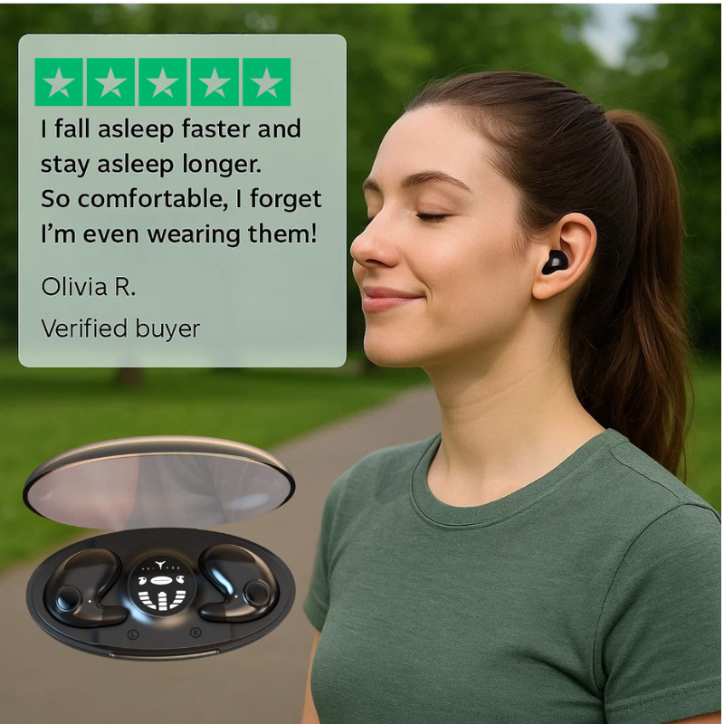Invisible Wireless Sleep Headphones for Side Sleepers