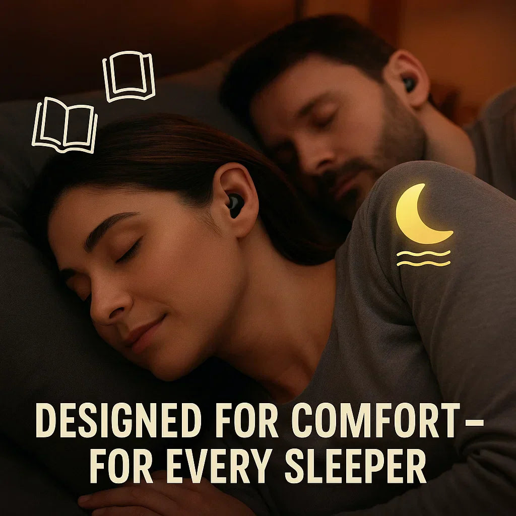 Invisible Wireless Sleep Headphones for Side Sleepers
