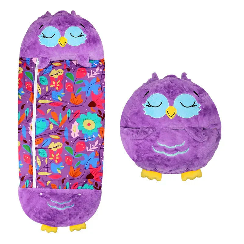 Kids' 2-in-1 Sleeping Bag & Cuddle Toy - SleepyBuddy