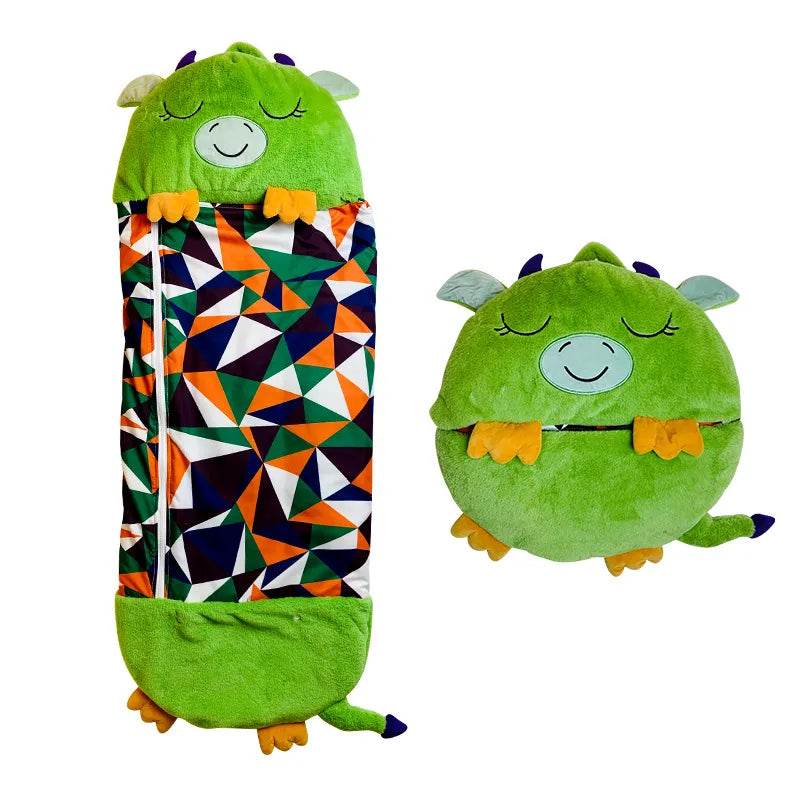Kids' 2-in-1 Sleeping Bag & Cuddle Toy - SleepyBuddy