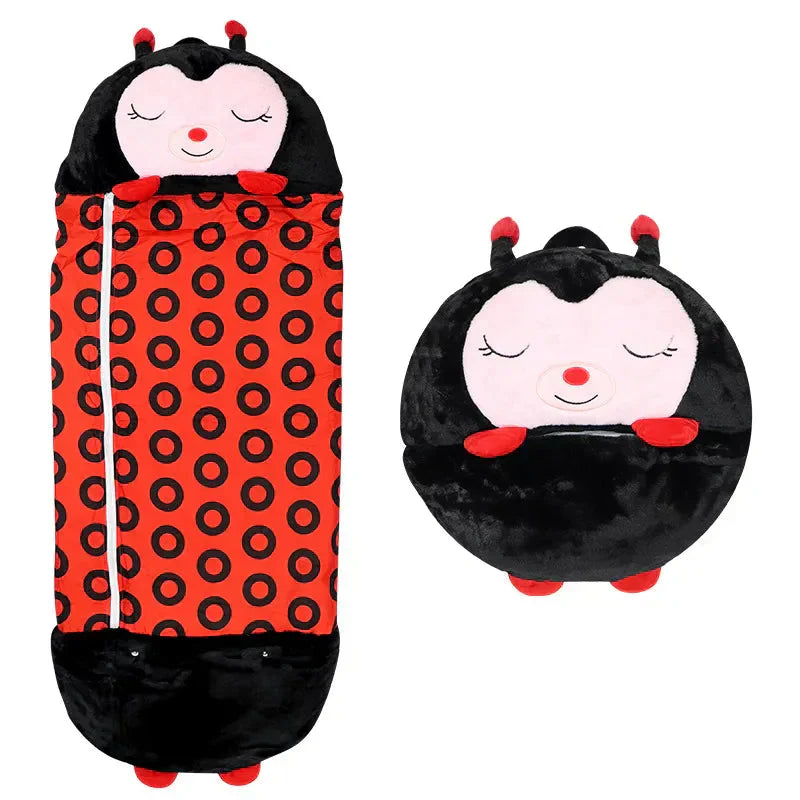 Kids' 2-in-1 Sleeping Bag & Cuddle Toy - SleepyBuddy