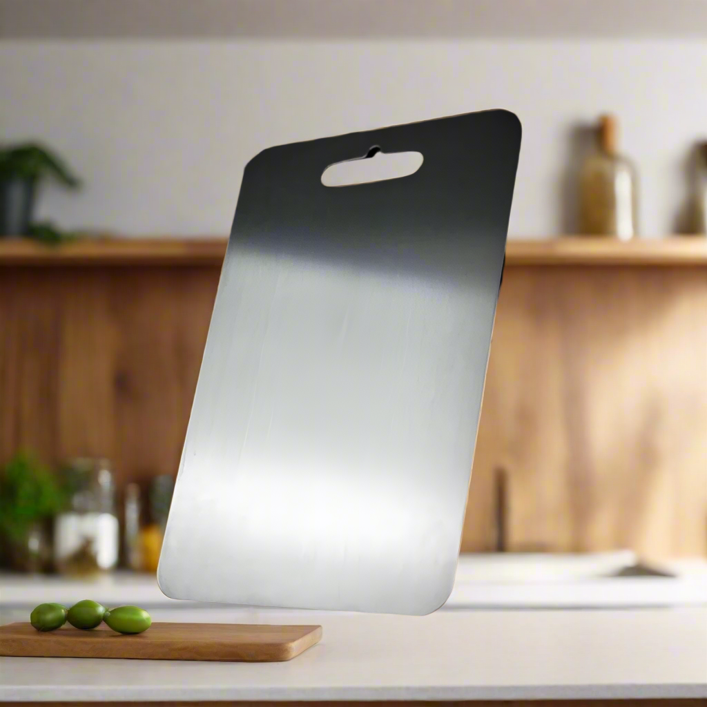 Medical-Grade Titanium Cutting Board - Non-Porous Surface