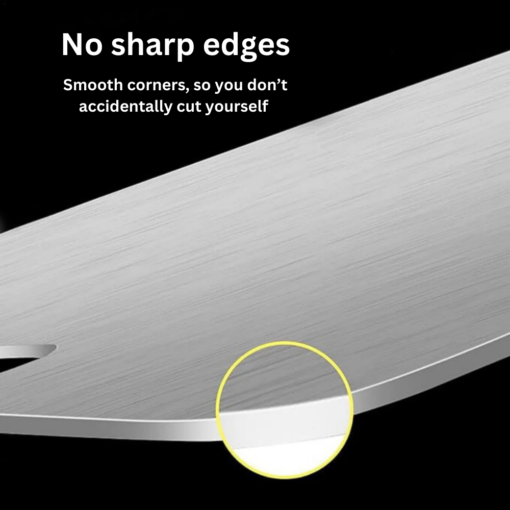Medical-Grade Titanium Cutting Board - Non-Porous Surface