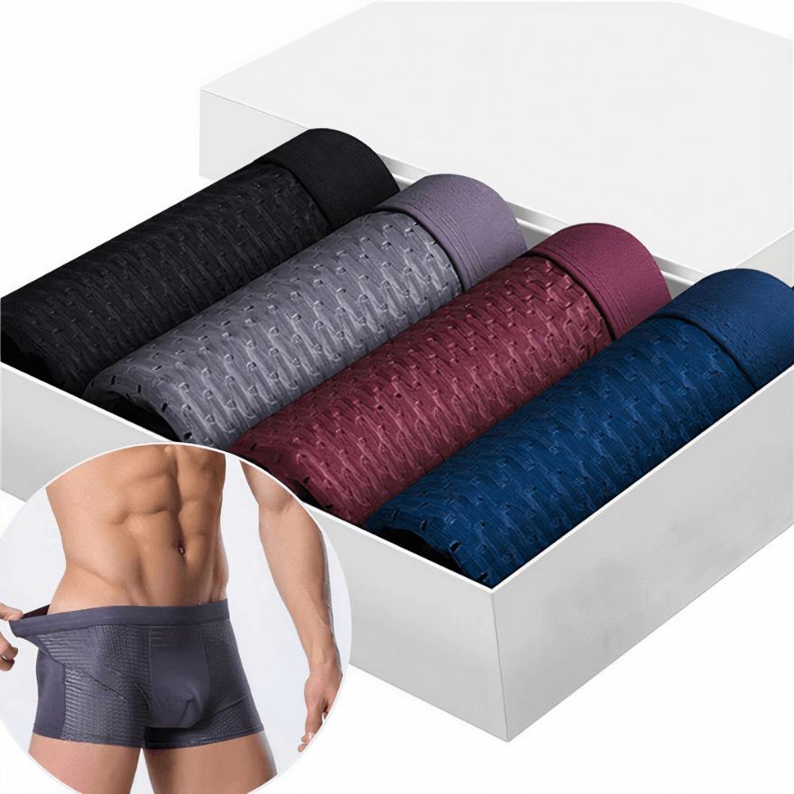 Men's Breathable Boxer Shorts - All Season Comfort