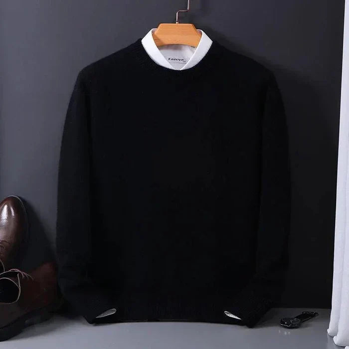 Men's Loose-Fit Luxury Knit Sweater