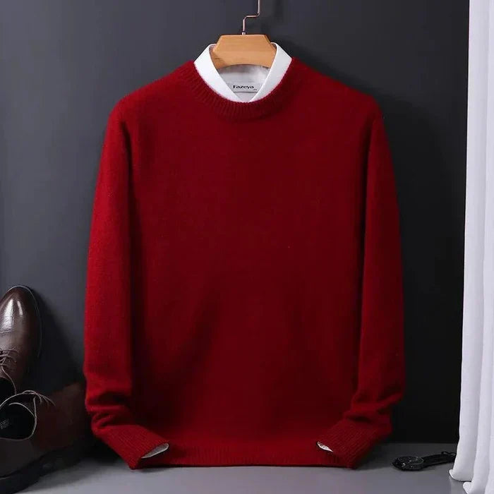 Men's Loose-Fit Luxury Knit Sweater