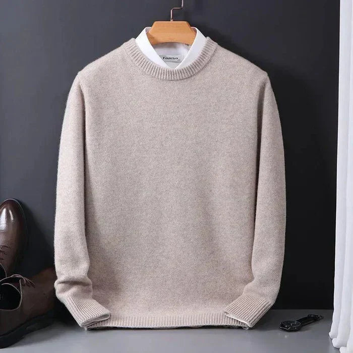 Men's Loose-Fit Luxury Knit Sweater