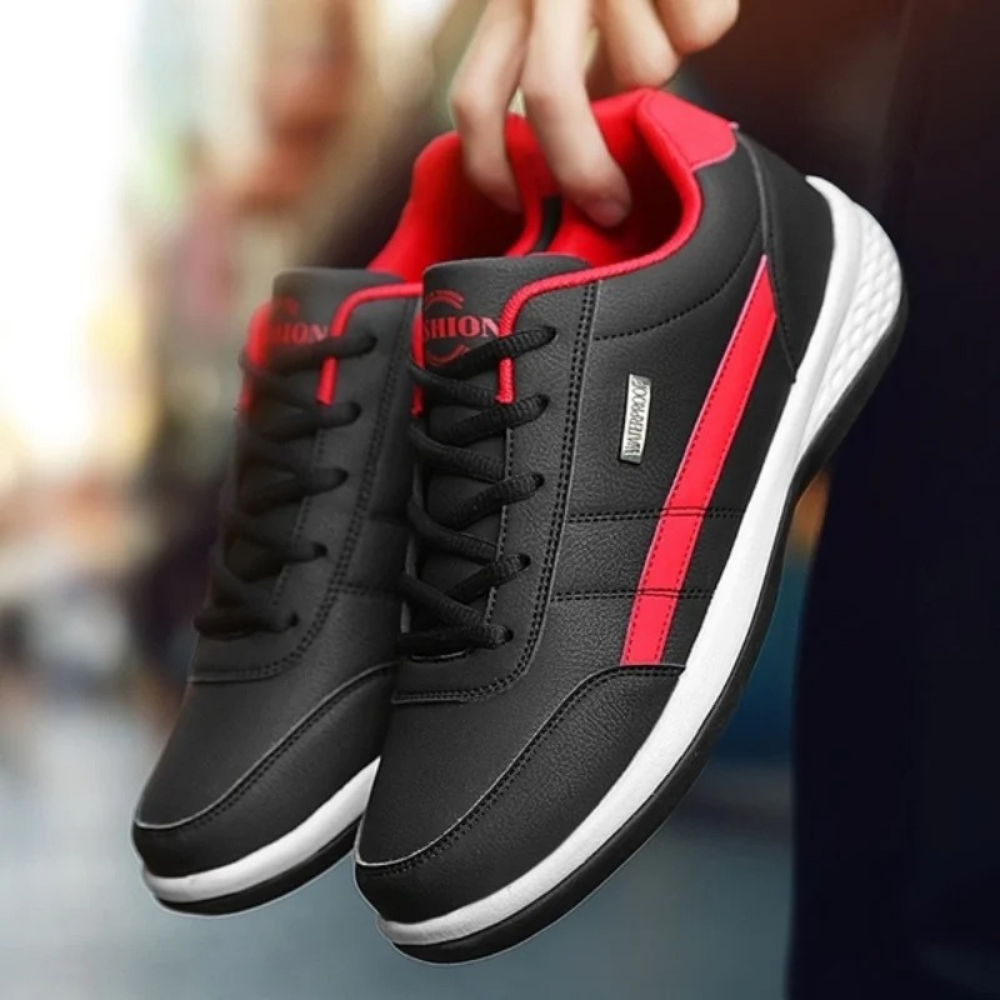 Men's Orthopedic Leather Sneakers for Comfort & Style