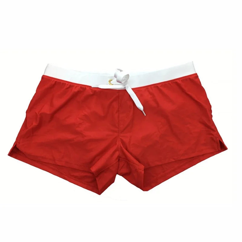 Men's Quick-Dry Swim Shorts, Adjustable Waistband