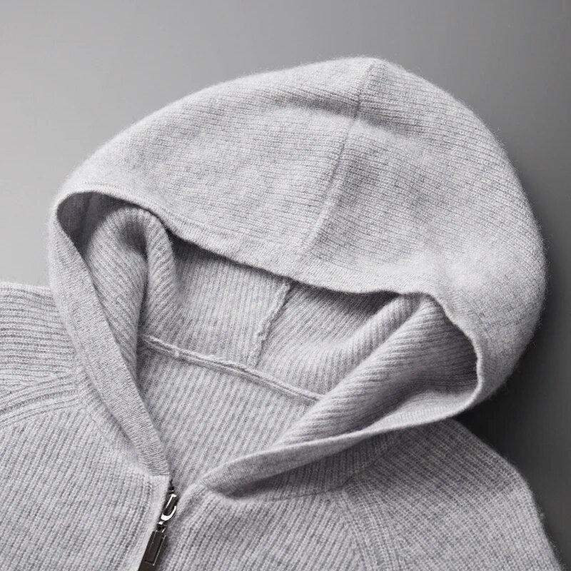 Men's Ultra-Soft Cashmere-Feel Hoodie
