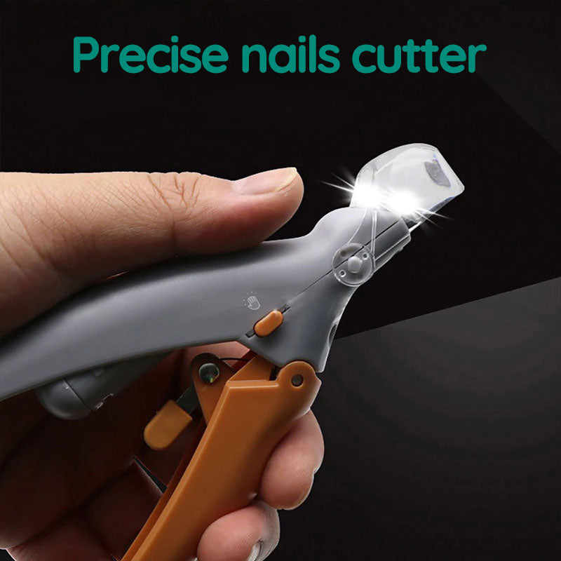 Pet Nail Clipper with LED Light and Protective Sensor