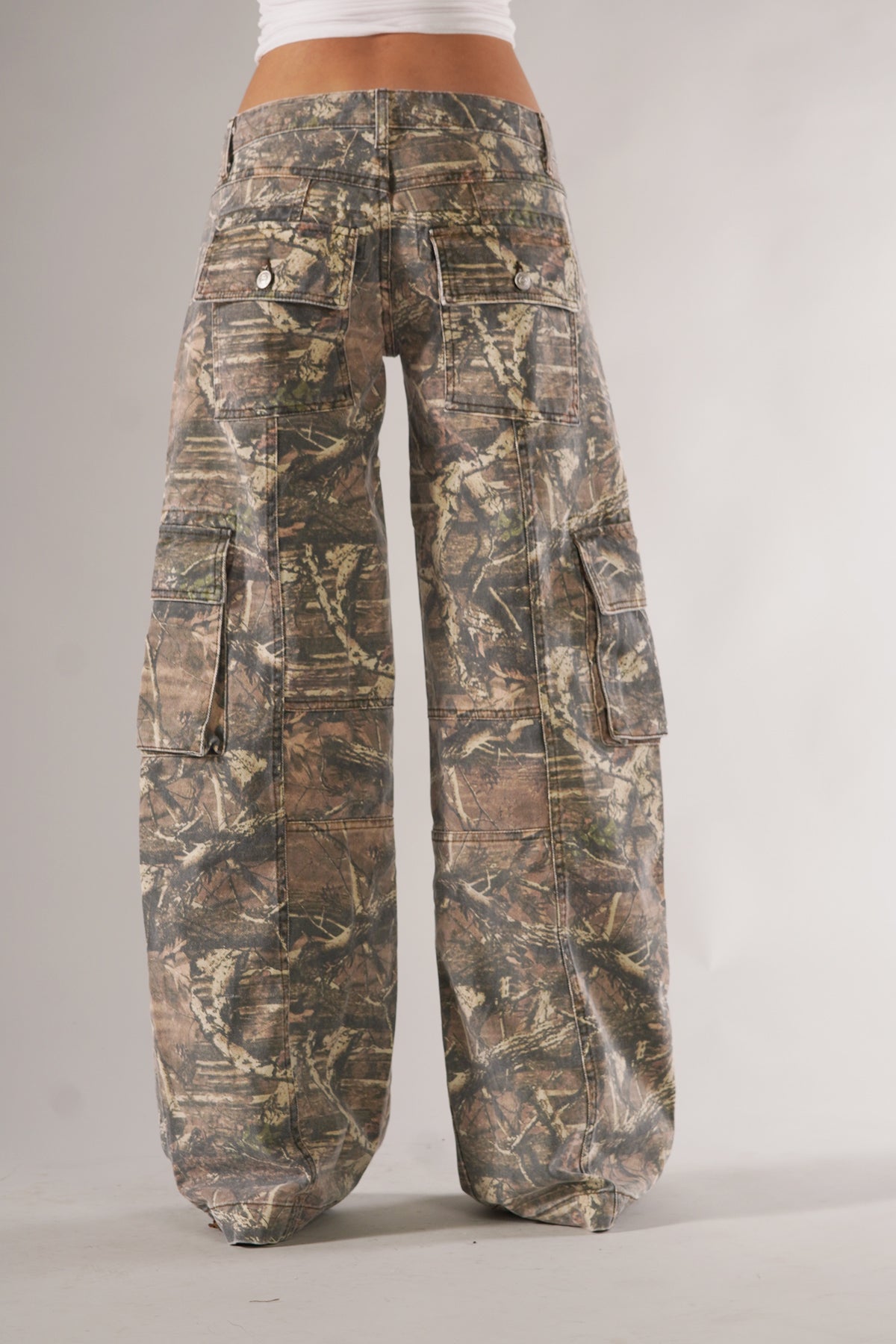 Unisex Camo Cargo Pants with Utility Pockets