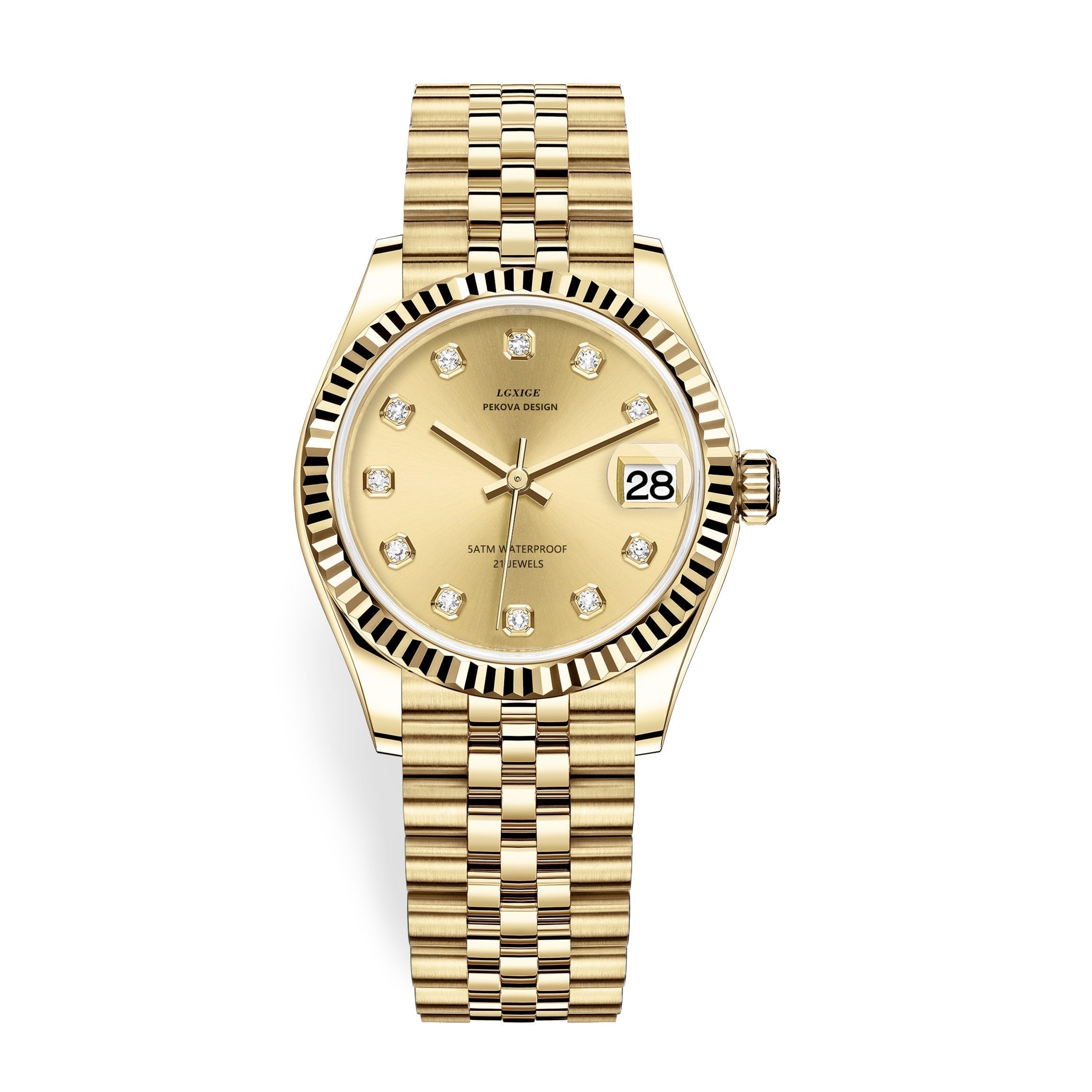 Classic Stainless Steel Wristwatch – Minimalist Dial Design