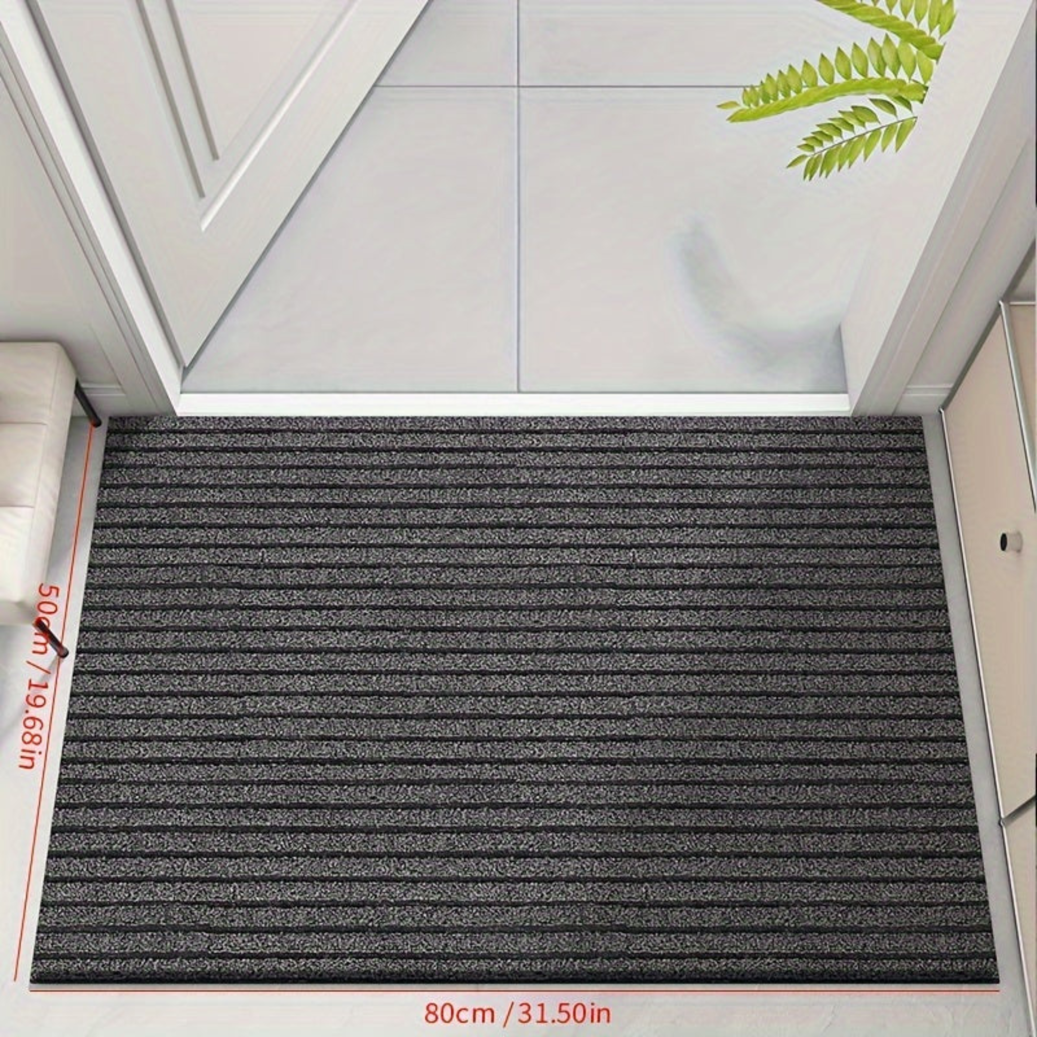Weatherproof Non-Slip Outdoor Rug for Entrance & Hallway