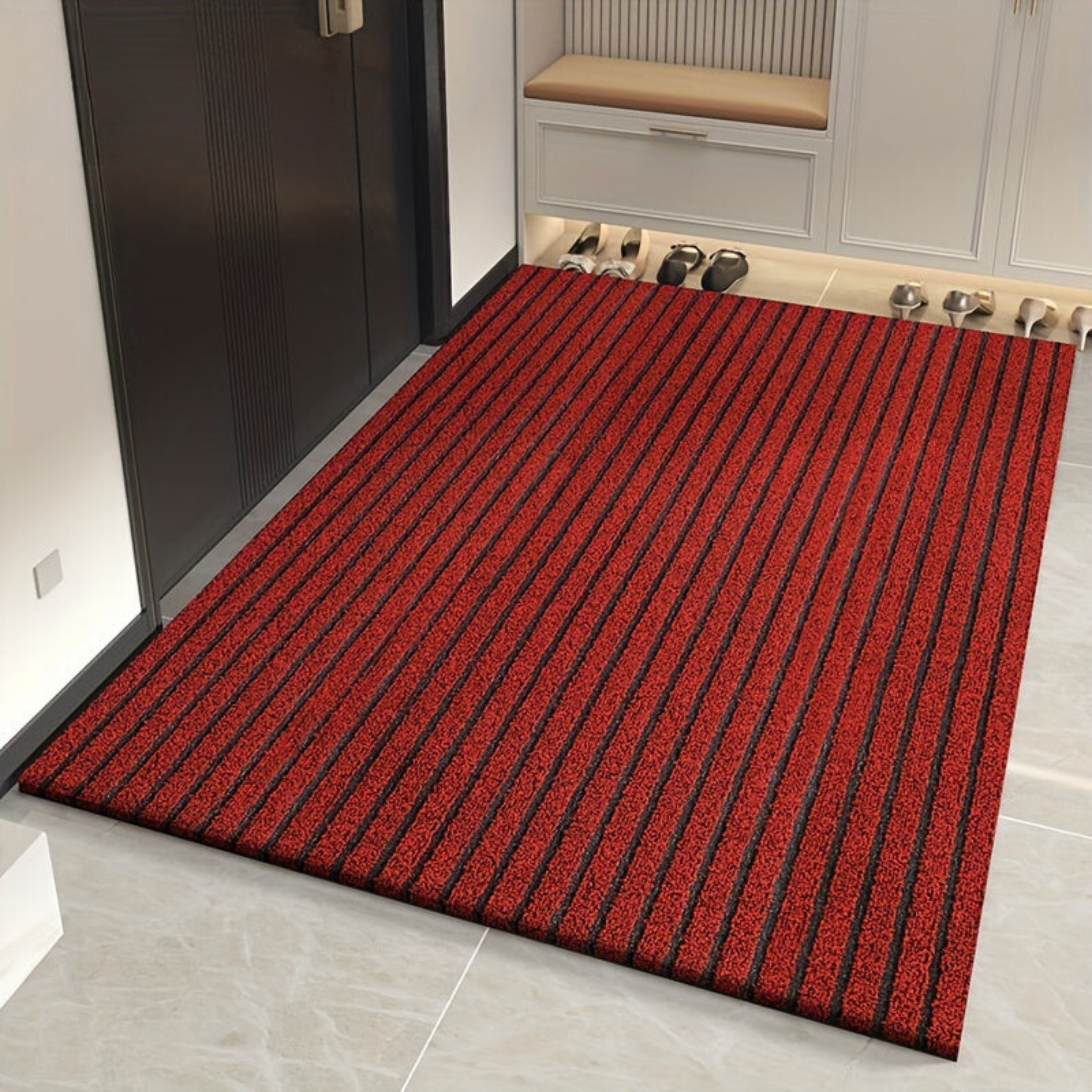Weatherproof Non-Slip Outdoor Rug for Entrance & Hallway
