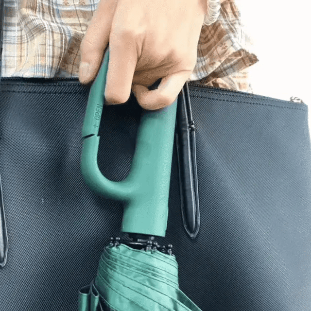 Windproof Automatic Folding Umbrella - Reflective Strip