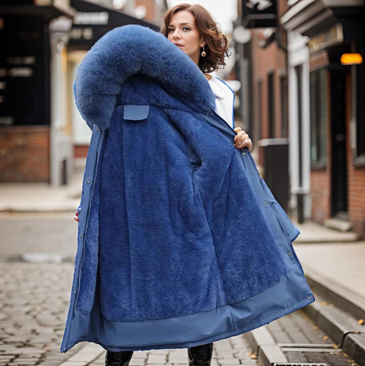 Women's Waterproof Winter Coat with Hood - Warm & Insulated