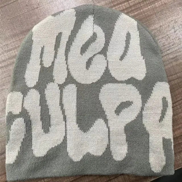 Y2K-Style Knit Beanie for Men and Women