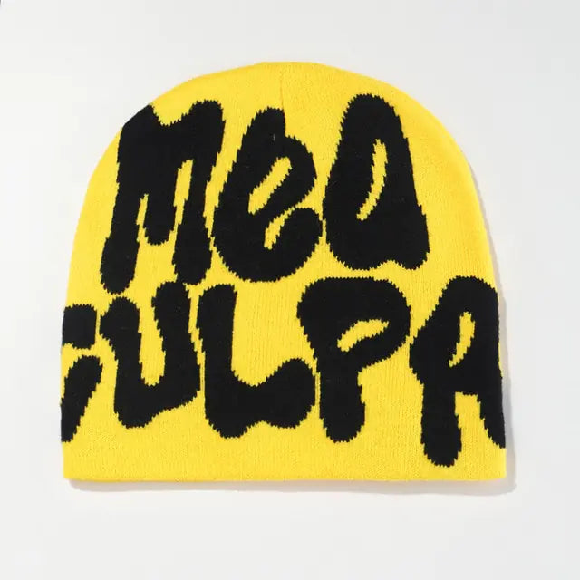 Y2K-Style Knit Beanie for Men and Women